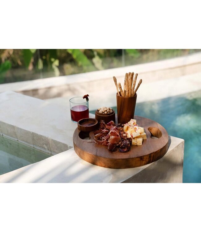 BAZAR BIZAR The Teak Root Tray - Naturel - L