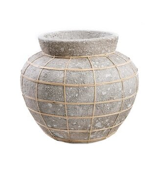 BAZAR BIZAR De Buikvaas - Beton Naturel - L