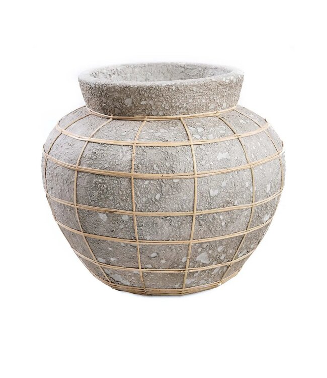 BAZAR BIZAR De Buikvaas - Beton Naturel - L
