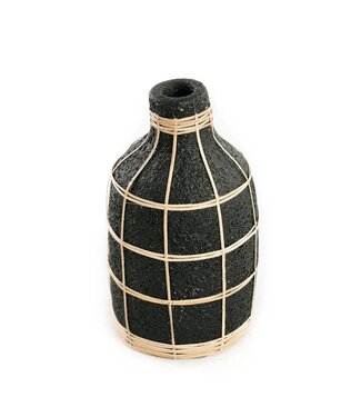 BAZAR BIZAR De Whoopy Vaas - Zwart Naturel - L