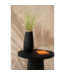 BAZAR BIZAR The Sneaky Vase - Zwart Naturel - L