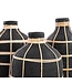 BAZAR BIZAR De Whoopy Vaas - Zwart Naturel - L