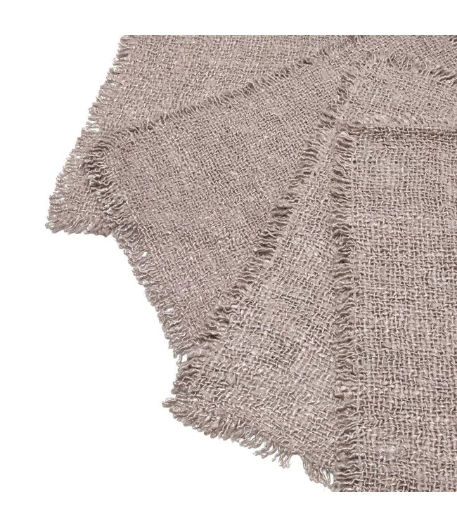 BAZAR BIZAR De Oh My Gee Placemat - Parelgrijs - SET/4