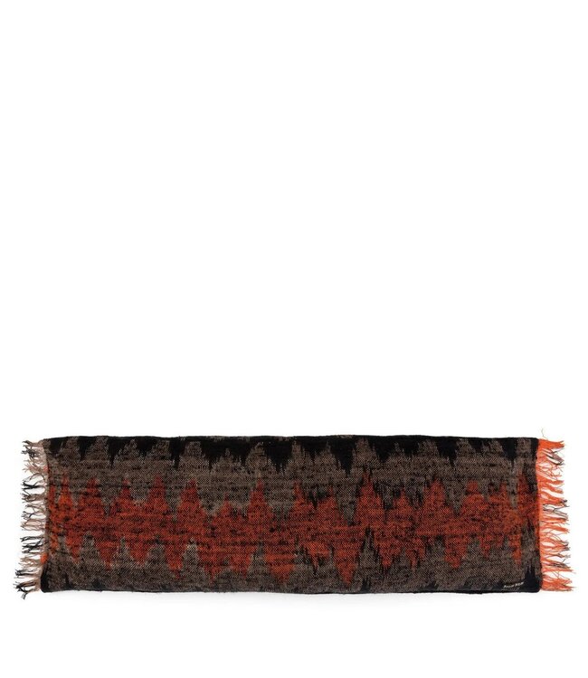BAZAR BIZAR The Oh My Gee Kussenhoes - Zwart Oranje - 35x100
