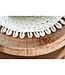 BAZAR BIZAR De Seagrass Shell Pan Coaster - Wit