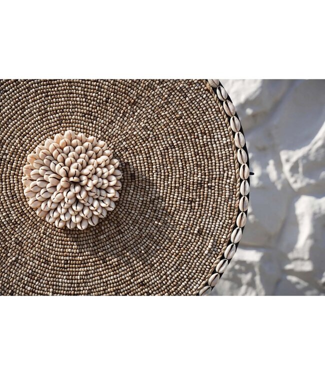 BAZAR BIZAR De Schelp Guadeloupe op Standaard - Natuurlijk Wit