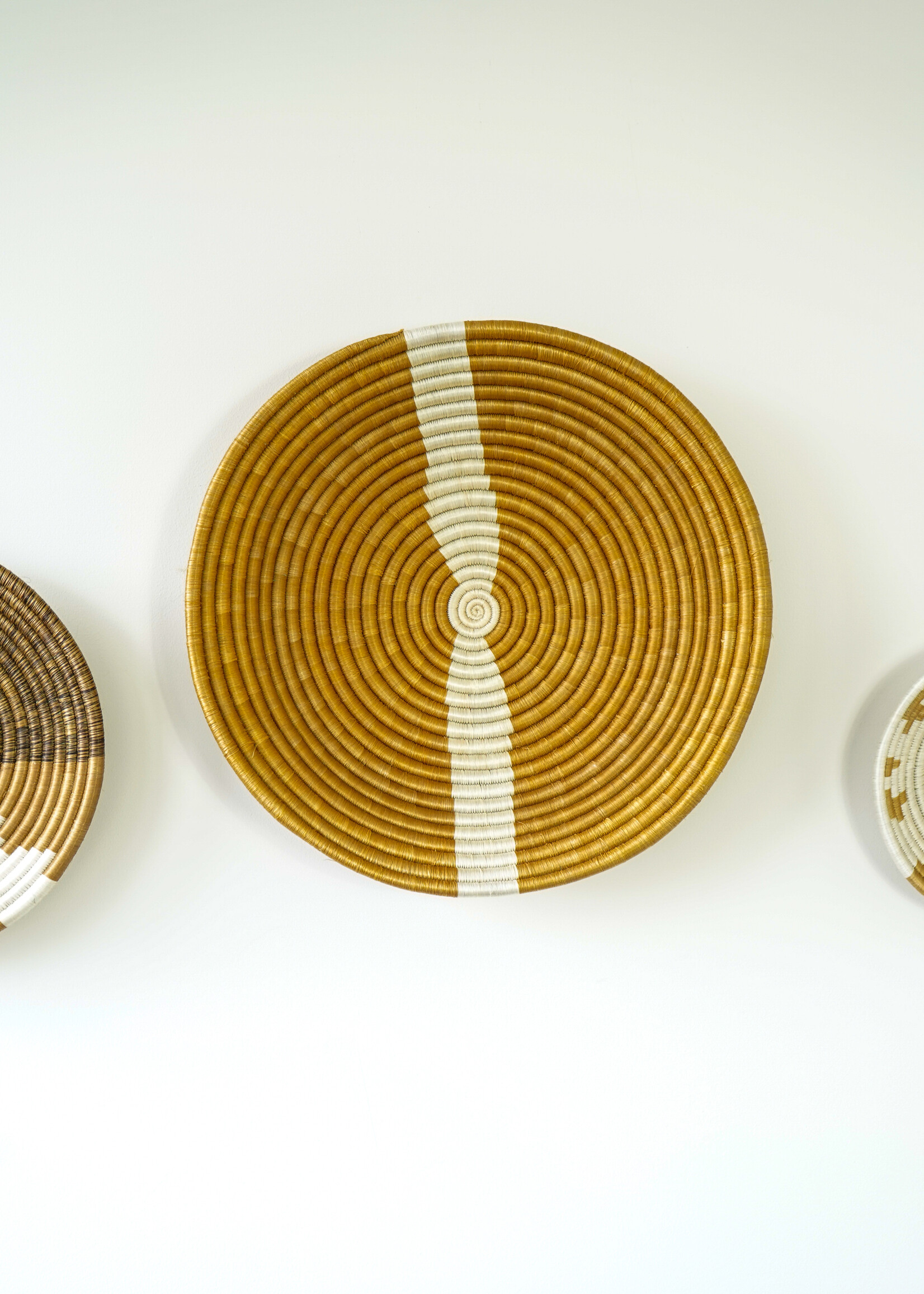 MAISON SUKU Rieten Wanddecoratie Set – Terra Beige