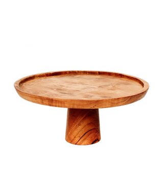 BAZAR BIZAR The Teak Root Cake Dish - L