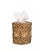 BAZAR BIZAR The Colonial Tissue Box - Natuurlijk bruin