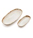 BAZAR BIZAR Het Cascais ovale bord - S - Set van 6