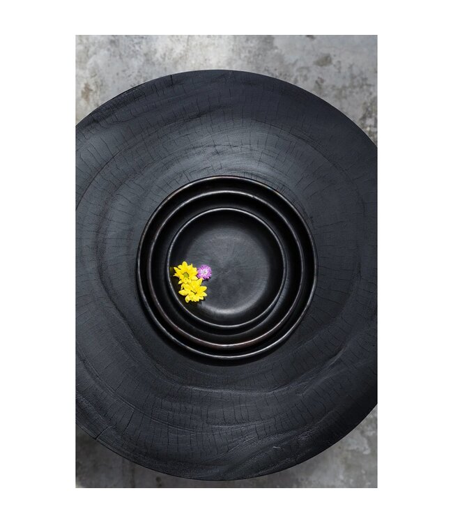 BAZAR BIZAR The Burned Classic Plate - Zwart - M