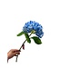 QMF Trading Artificial flowers Hydrangea Macrophylla Blue | Zijden kunstbloem | Lengte 50 1pcs