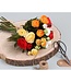 Mica Decorations Ranonkels Kunstbloemen Boeket - H35 x Ø26 cm - Oranje