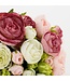 Mica Decorations Ranonkels Kunstbloemen Boeket - H35 x Ø26 cm - Roze