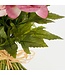 Mica Decorations Ranonkels Kunstbloemen Boeket - H35 x Ø26 cm - Roze