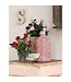 Mica Decorations Rozenstruik Kunstplant in Bloempot Stan - H33 x Ø25 cm - Roze