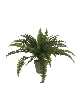 Mica Decorations Varen Kunstplant in Bloempot Stan - H40 x Ø70 cm - Groen