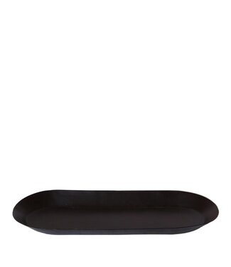 Kolibri Company Kolibri Home | Plate oval - Ovale dienblad Ø30cm - Black