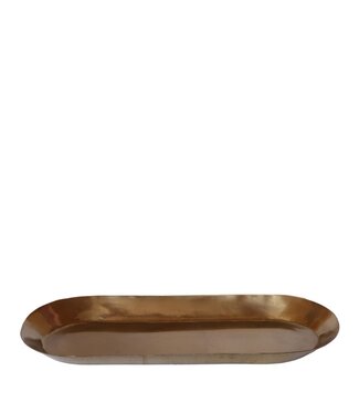 Kolibri Company Kolibri Home | Plate oval - Ovale dienblad Ø30cm - Gold