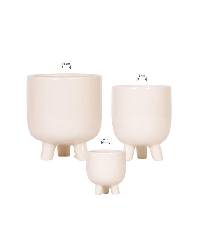 Kolibri Company Kolibri Home | Combi deal - Gummy travertine potten