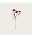 QMF Trading 3D real touch chrysanthemum purple | Zijden kunstbloem | Lengte 52cm  1pcs