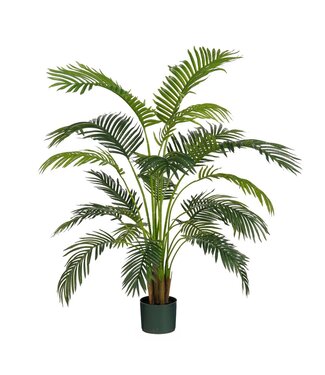 Mica Decorations Areca Palm Kunstplant in Pot - H134 x Ø50 cm - Groen