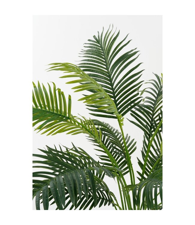 Mica Decorations Areca Palm Kunstplant in Pot - H134 x Ø50 cm - Groen