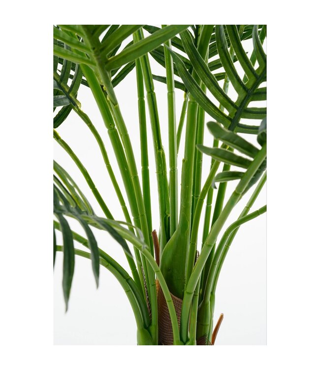Mica Decorations Areca Palm Kunstplant in Pot - H134 x Ø50 cm - Groen