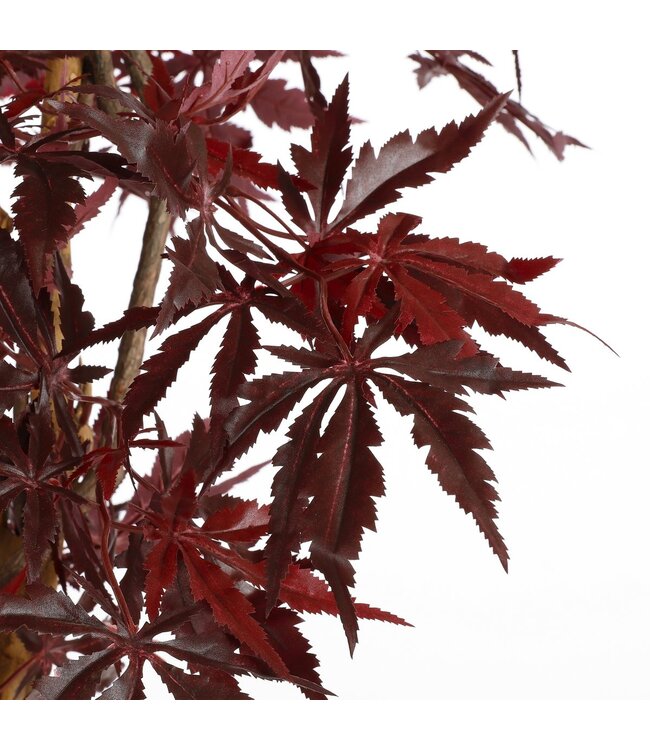 Mica Decorations Esdoorn Kunstplant - H140 x Ø80 cm - rood