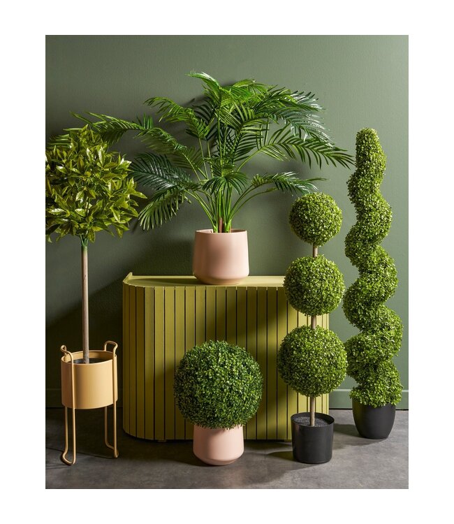 Mica Decorations Areca Palm Kunstplant in Pot - H134 x Ø50 cm - Groen
