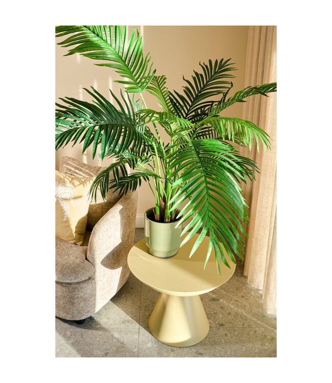 Mica Decorations Areca Palm Kunstplant in Pot - H134 x Ø50 cm - Groen