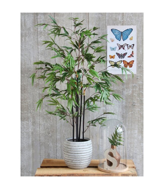 Mica Decorations Bamboe Kunstplant - H120 x Ø75 cm - Groen