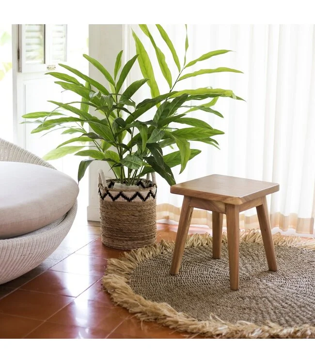 rieten plantenmand