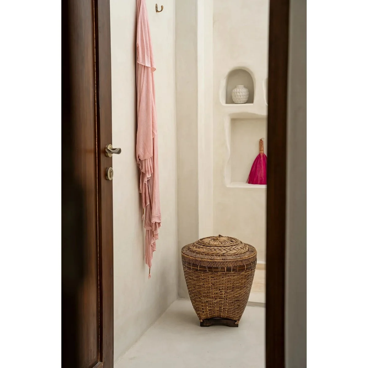 rieten manden badkamer