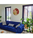 MAISON SUKU Rieten wanddecoratie Bloem ø 70 cm