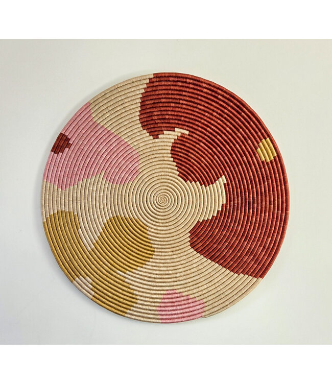 MAISON SUKU Rieten wanddecoratie Bloem ø 50 cm