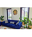 MAISON SUKU Rieten Wandcirkel Tropicana – Kleurexplosie ø 70 cm