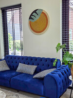 MAISON SUKU Rieten Wandcirkel Pomelo – Zomerse Frisse Look ø 70 cm