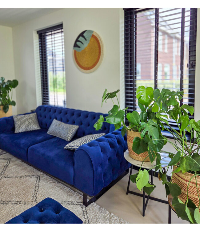 MAISON SUKU Rieten Wandcirkel Pomelo – Zomerse Frisse Look ø 70 cm