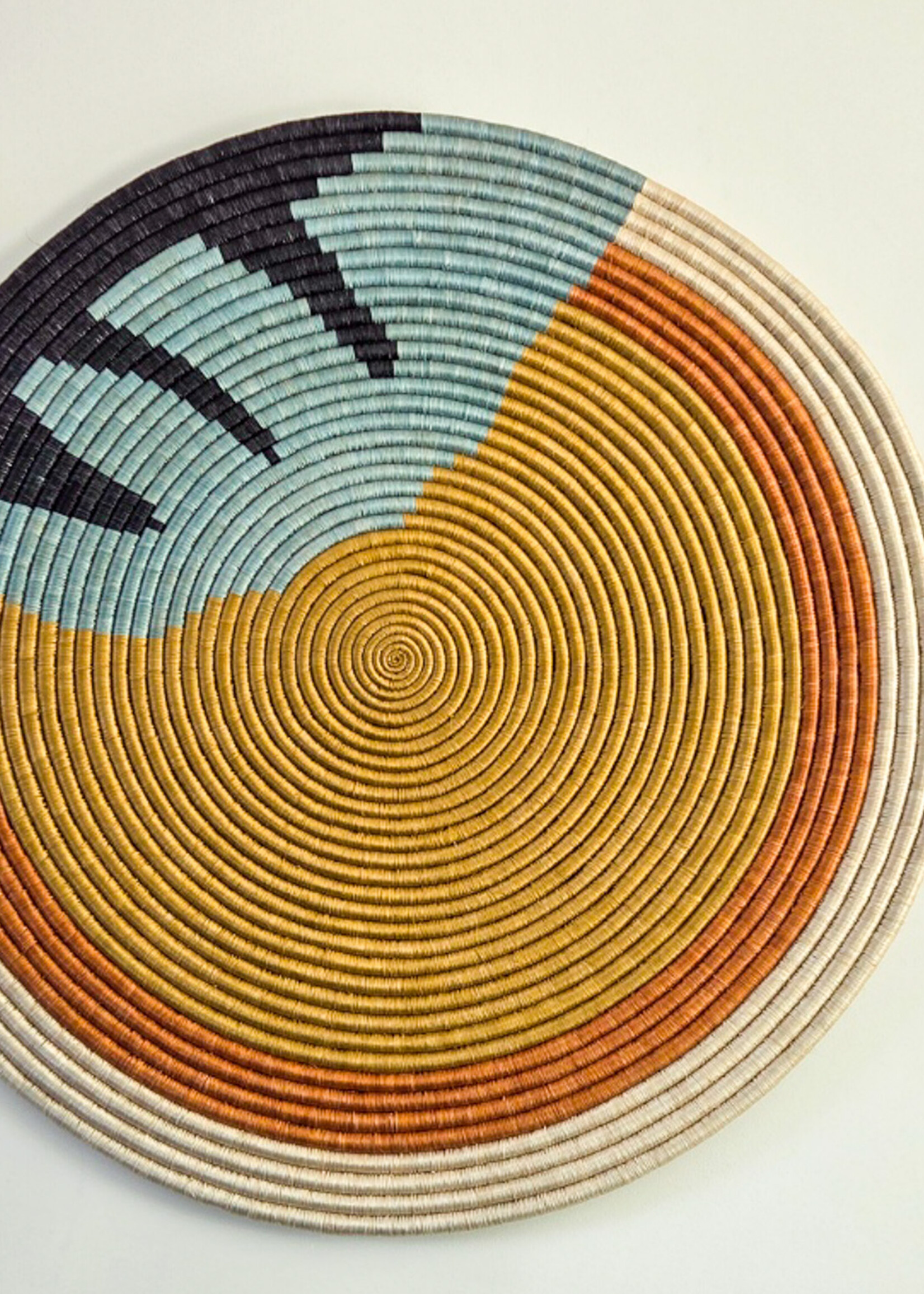 MAISON SUKU Rieten Wandcirkel Pomelo – Zomerse Frisse Look ø 70 cm