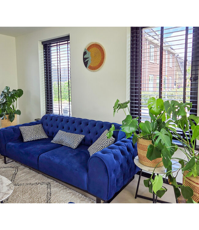 MAISON SUKU Rieten Wandcirkel Pomelo – Zomerse Frisse Look ø 50 cm