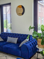 MAISON SUKU Rieten Wandcirkel Botanica 50 cm – Natuurlijke Boho Look