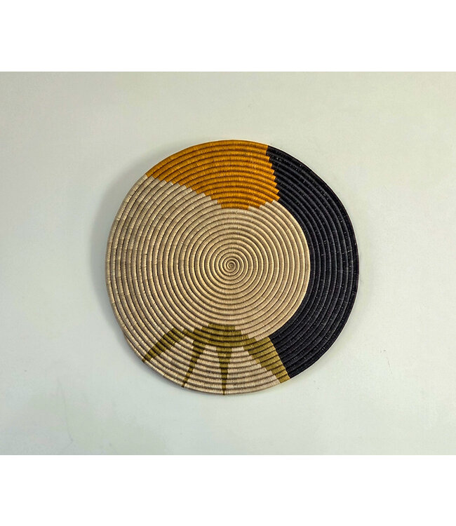 MAISON SUKU Rieten Wandcirkel Botanica 50 cm – Natuurlijke Boho Look