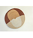 MAISON SUKU Rieten Wandcirkel Sand Brown 70 cm – Warm & Natuurlijk