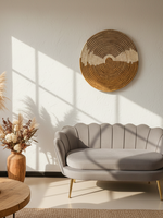 MAISON SUKU Rieten Wandcirkel Safi  Ø70 cm