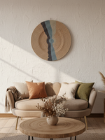 MAISON SUKU Rieten Wandcirkel Oceano  Ø70 cm