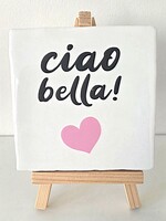 Tegel Quotes ciao bella - wit