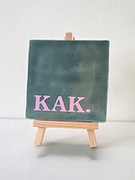 Tegel Quotes kak - zeegroen