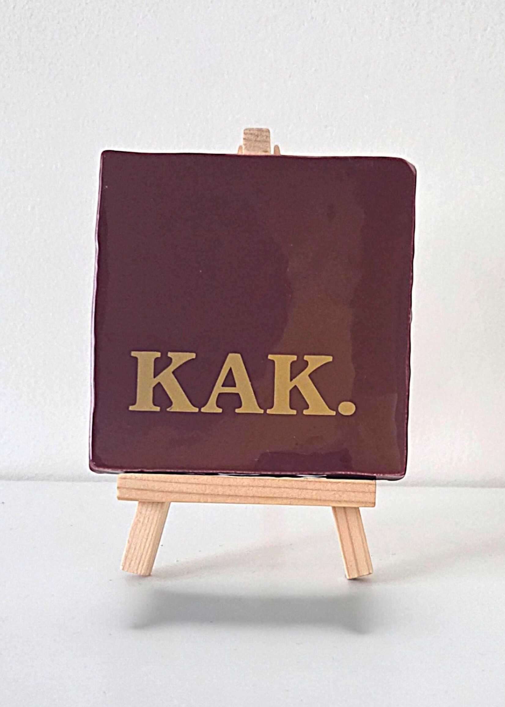 Tegel Quotes Tegel "kak" – handgemaakt 10x10 cm