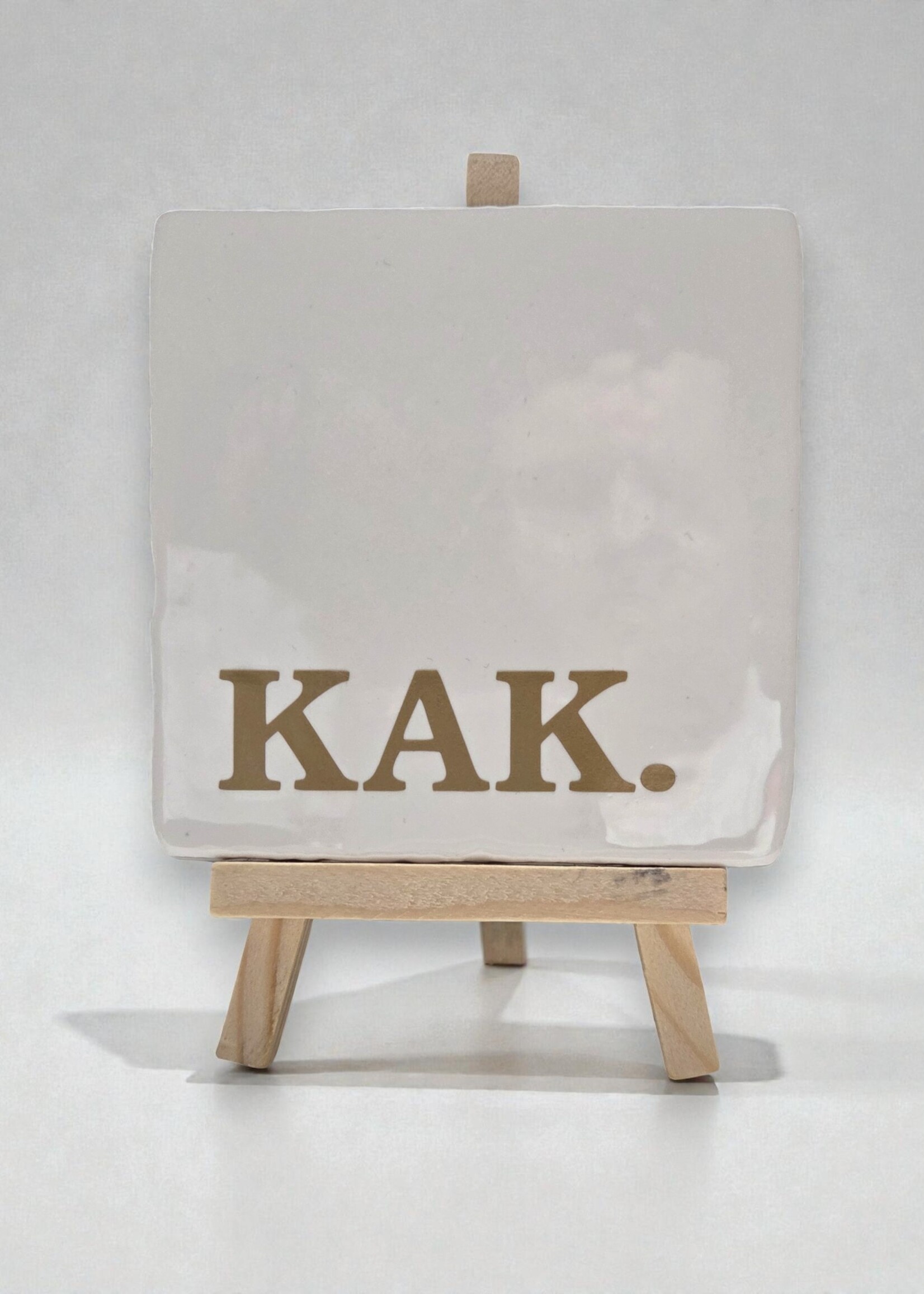 Tegel Quotes Tegel "kak" – handgemaakt 10x10 cm